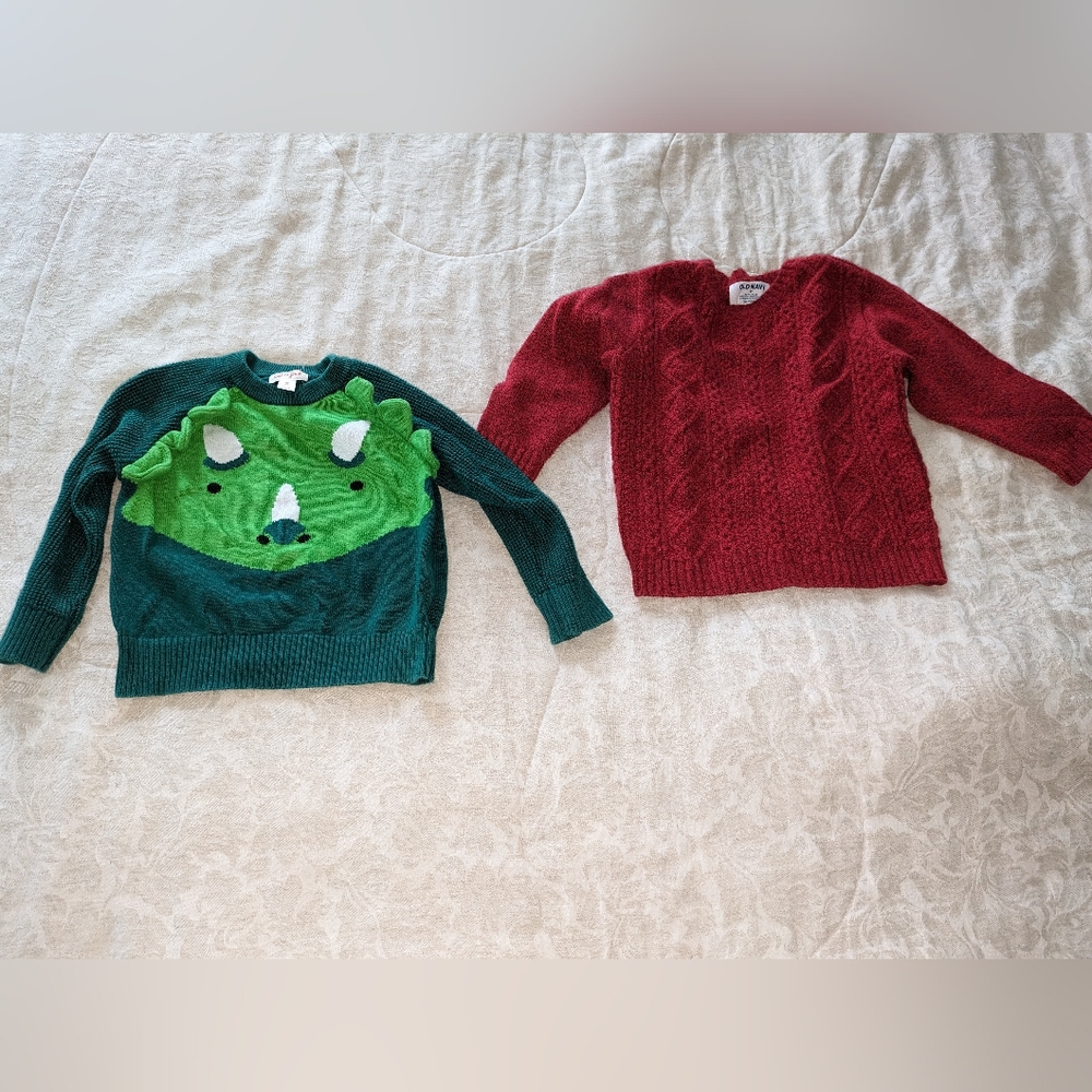 Boys 2t knit sweaters
